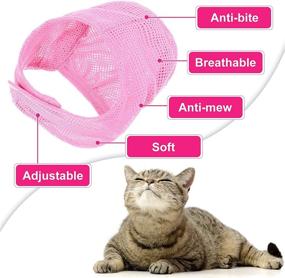 img 2 attached to 🐱 Convenient 5-Piece Cat Bathing Bag Set: Adjustable Grooming, Anti-Bite Muzzles, Nail Clipper, Tick Remover Tool & Massage Brush for Easy Bathing, Cleaning, and Trimming