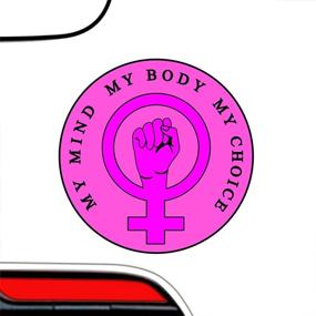 img 3 attached to Womens Pro Choice Bumper Sticker Auto Mobile Equality