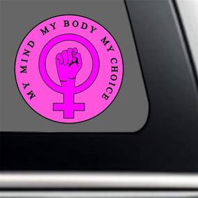 img 2 attached to Womens Pro Choice Bumper Sticker Auto Mobile Equality