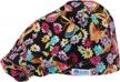 multi color bouffant hat cap - guoer one size fits all logo