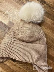 img 5 attached to 🧣 Camptrace Winter Earflap Knitted Beanie - Stylish Boys' Hats & Caps