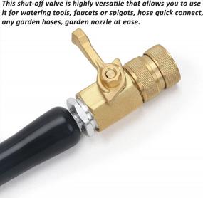 img 1 attached to 2 Pack STYDDI Super Heavy Duty Garden Hose Shut Off Valves - Solid Brass With 4 Extra Washers