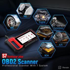 img 2 attached to 🔍 ThinkScan Plus S7: Advanced OBD2 Scanner with ABS/SRS/Engine/Transmission Diagnostic, Oil/EPB/SAS 28 Reset, and Lifetime WiFi Update