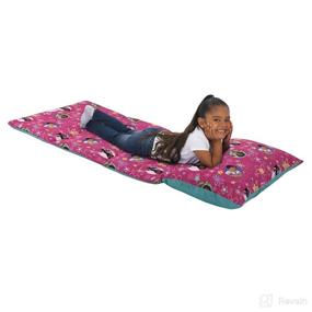 img 3 attached to 🌴 Disney Encanto Tropical Delight Pink and Aqua, Mirabel and Isabella Deluxe Easy-Fold Toddler Nap Mat for Enhanced Online Visibility