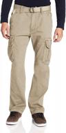 unionbay men's relaxed fit cargo pants - survivor iv, regular and big & tall sizes logo