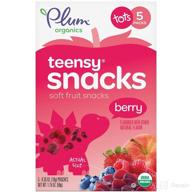 plum tots organics teensy snacks логотип