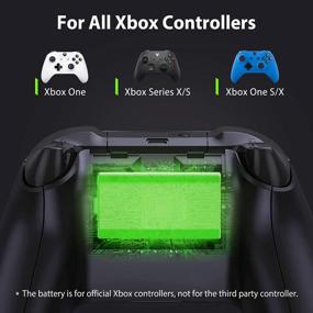 img 2 attached to Get Longer Gaming Hours With Our 4-Piece Rechargeable Battery Pack Compatible With Xbox One/Xbox Series XS And Charging Station