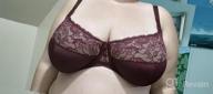 img 1 attached to DELIMIRA Women'S Plus Size Underwire Minimizer Lace Full Coverage Unlined Bra review by Kimberly Lee