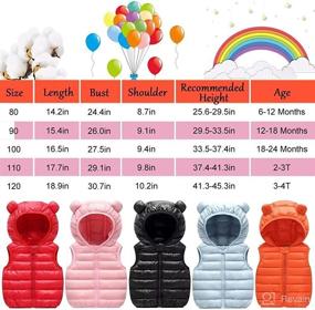 img 2 attached to AIWUHE Hooded Puffer Lightweight Sleeveless Apparel & Accessories Baby Boys via Clothing