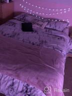 картинка 1 прикреплена к отзыву 1000-TC Luxury Microfiber Down Comforter Quilt Cover Set: Nanko Queen Bedding Duvet With White & Black Marble Print, Zipper Closure + Ties - Modern Style For Men & Women от Jon Smith
