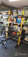 img 1 attached to 800LBS Weight Capacity ZENOVA Power Rack Squat Rack Fitness Pull Up Bar Station With J-Hooks And Dip Bar review by Adrian Ojeda