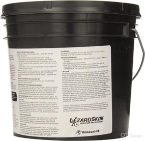 img 1 attached to Lizard Skins Sound Barrier: Spray On Acrylic in Black | 1 gal Bucket | 2203-1GAL