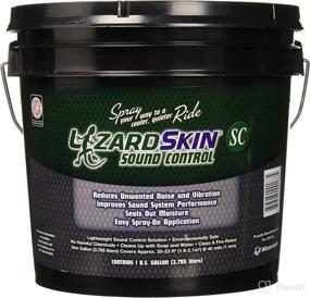 img 3 attached to Lizard Skins Sound Barrier: Spray On Acrylic in Black | 1 gal Bucket | 2203-1GAL