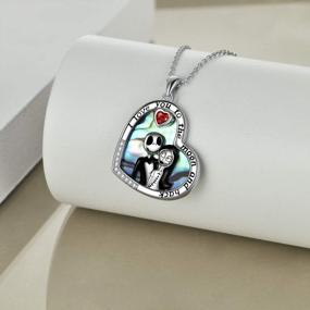 img 2 attached to Ожерелье "ONEFINITY" из стерлингового серебра с подвеской в виде черепа - идеальный подарок на день рождения для женщин, жены и дочерей.