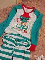 img 1 attached to 100% Cotton Rocket Christmas Pajama 🚀 Set for Boys - Sizes 2-7 Years review by Justin Trujillo