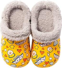 img 4 attached to SEEROL Toddlers Slippers Non Slip Outdoor Boys' Shoes and Slippers