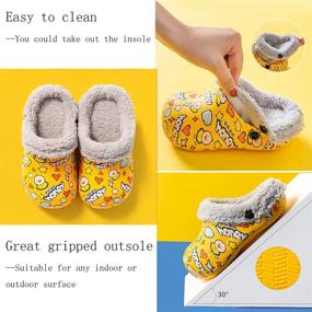 img 3 attached to SEEROL Toddlers Slippers Non Slip Outdoor Boys' Shoes and Slippers