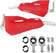 jxmoto handguards universal motorcycle motocross red logo