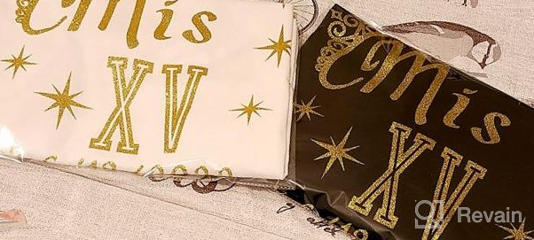 img 1 attached to 12In X 10Ft Gold Glitter HTV Heat Transfer Vinyl Roll - Perfect For Cricut & Silhouette, Easy To Cut & Weed For Shirts Gifts! review by Dave Moody