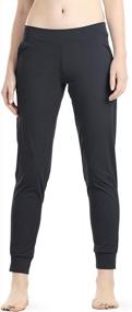 img 3 attached to Lightweight Joggers For Women - Comfortable Athletic Pants With Pockets For Outdoor Exercise And Lounging By Icyzone