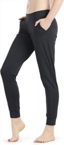 img 4 attached to Lightweight Joggers For Women - Comfortable Athletic Pants With Pockets For Outdoor Exercise And Lounging By Icyzone