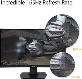 img 2 attached to ASUS VG24VQE Gaming Curved Monitor: 💻 165Hz, Adaptive Sync, Flicker-Free, Blue Light Filter