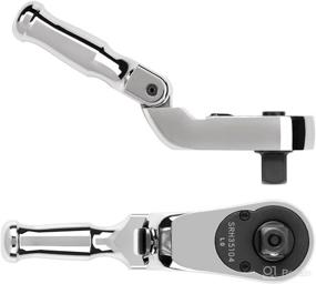 img 1 attached to TEKTON Folding Quick Release Ratchet SRH35104