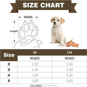 img 3 attached to 🐾 Non-slip Dog Boots &amp; Paw Protectors for Small to Medium Winter Pet Booties - Outdoor Paw Protector Set (4PCS)