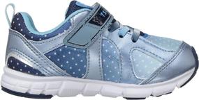 img 1 attached to 👟 TSUKIHOSHI Girls' Shoes: Strap Closure, Machine Washable, Slip Resistant, Non-Marking Athletic Footwear