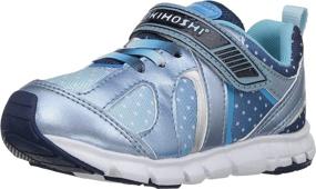 img 3 attached to 👟 TSUKIHOSHI Girls' Shoes: Strap Closure, Machine Washable, Slip Resistant, Non-Marking Athletic Footwear