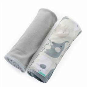 img 4 attached to Grazer Ingenuity 2-Pack Multi-Use Swaddle Blanket Set For Infants - Ideal For Naps And Nights