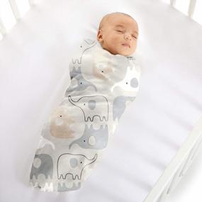 img 3 attached to Grazer Ingenuity 2-Pack Multi-Use Swaddle Blanket Set For Infants - Ideal For Naps And Nights