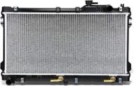 💧 dna motoring oem-ra-1140 oe style aluminum core radiator dpi 1140: compatible with 90-97 mazda miata, 25-1/8" w x 12-5/8" h x 1-1/4" d, 1-1/4" inlet, 1-1/4" outlet - efficient cooling solution for miata at/mt logo