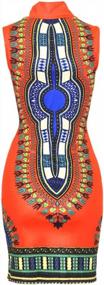 img 1 attached to SheKiss Women'S African Attire Dashiki Traditional Tribal Vintage Ethnic Midi Dress