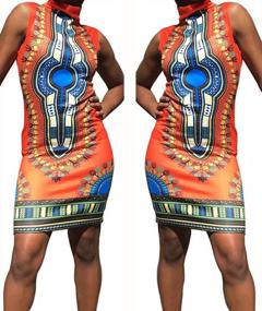 img 4 attached to SheKiss Women'S African Attire Dashiki Traditional Tribal Vintage Ethnic Midi Dress