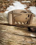 img 1 attached to Nylon Salmon Belts with Steel Buckle review by Matthew Hall
