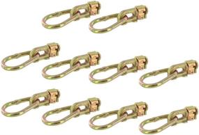 img 3 attached to 🚚 10 Pack of US Cargo Control Double Stud L Track Fittings with Pear Link - Instant Tie-Down Anchor Points for Truck and Trailer L Track Rails - Working Load Limit 1,666 lbs