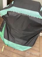 img 1 attached to Protect Your Grill From The Elements With Gulrear Waterproof BBQ Cover - 58 Inch With Adjustable Straps And Waterproof Zipper review by Nick Nunez