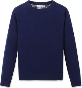 img 4 attached to CUNYI Little Crewneck Pullover Sweater Boys' Clothing ~ Sweaters