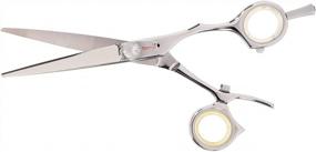 img 2 attached to Professional Hair Cutting Scissor - Cricket Centrix Roc-It Dog 360° 600 6" With Pivoting Thumb And Stainless Steel Blade