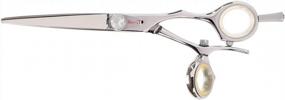 img 4 attached to Professional Hair Cutting Scissor - Cricket Centrix Roc-It Dog 360° 600 6" With Pivoting Thumb And Stainless Steel Blade