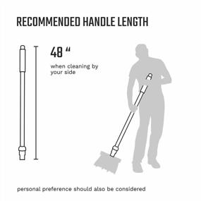 img 1 attached to SWOPT Premium Multi-Surface Angle Broom Cleaning Head — Indoor And Outdoor Angled Broom Set — Interchangeable With All SWOPT Cleaning Products For More Efficient Cleaning And Storage