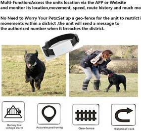 img 2 attached to 🐕 Zeerkeers Dog GPS Tracker: Real Time Waterproof Pet GPS Collar with SOS Alarm