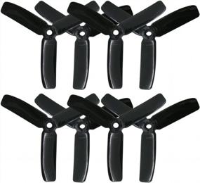 img 2 attached to RAYCORP 4040 3-Blades 4X4X3 Propellers. 16 Pieces (8CW, 8CCW) Black & Green 4-Inch Tri Blades Mini Quadcopter & Multirotor Props + Battery Strap
