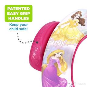 img 3 attached to 👑 Disney Princess Adventure Awaits" Soft Potty Seat and Training Seat - Soft Cushion, Easy-to-Clean, Safe for Baby Potty Training