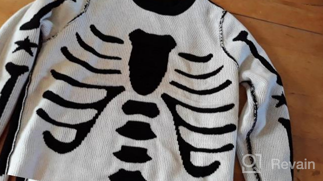 img 1 attached to Boys' Spot On Style: Spotted Zebra Pullover Crew Sweaters review by Larry Allen