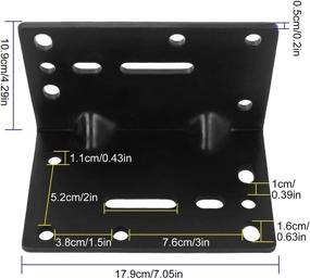 img 3 attached to 🚜 Universal Towing Winch Mount Bracket Plate | Heavy Duty Winch Mounting Plate for Trailer Winches 600lbs to 3500lbs