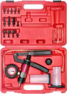 🔧 ystool handheld vacuum brake fluid bleeder kit with pressure gauge - clutch, power steering, oil change & motorcycle bleeding set - jar adapters included for auto car truck logo