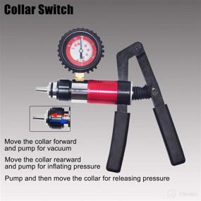 img 1 attached to 🔧 YSTOOL Handheld Vacuum Brake Fluid Bleeder Kit with Pressure Gauge - Clutch, Power Steering, Oil Change & Motorcycle Bleeding Set - Jar Adapters Included for Auto Car Truck