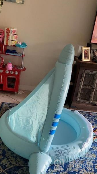 img 1 attached to 43 Inch Baby Shark Canopy Pool: Perfect Inflatable Play Center For Girls, Boys, And Toddlers To Enjoy Summer Water Fun And Baby Swimming review by Daniel Mind